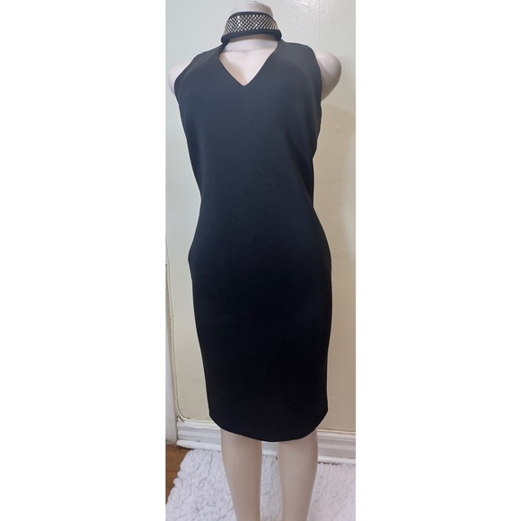 NWOT Calvin Klein Black Midi Dress - Picture 3 of 13